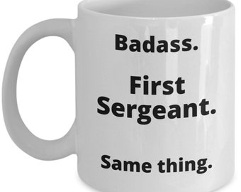First sergeant mug
