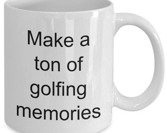 Golfing memories, gift for golfer, inspirational golfing gift for friend
