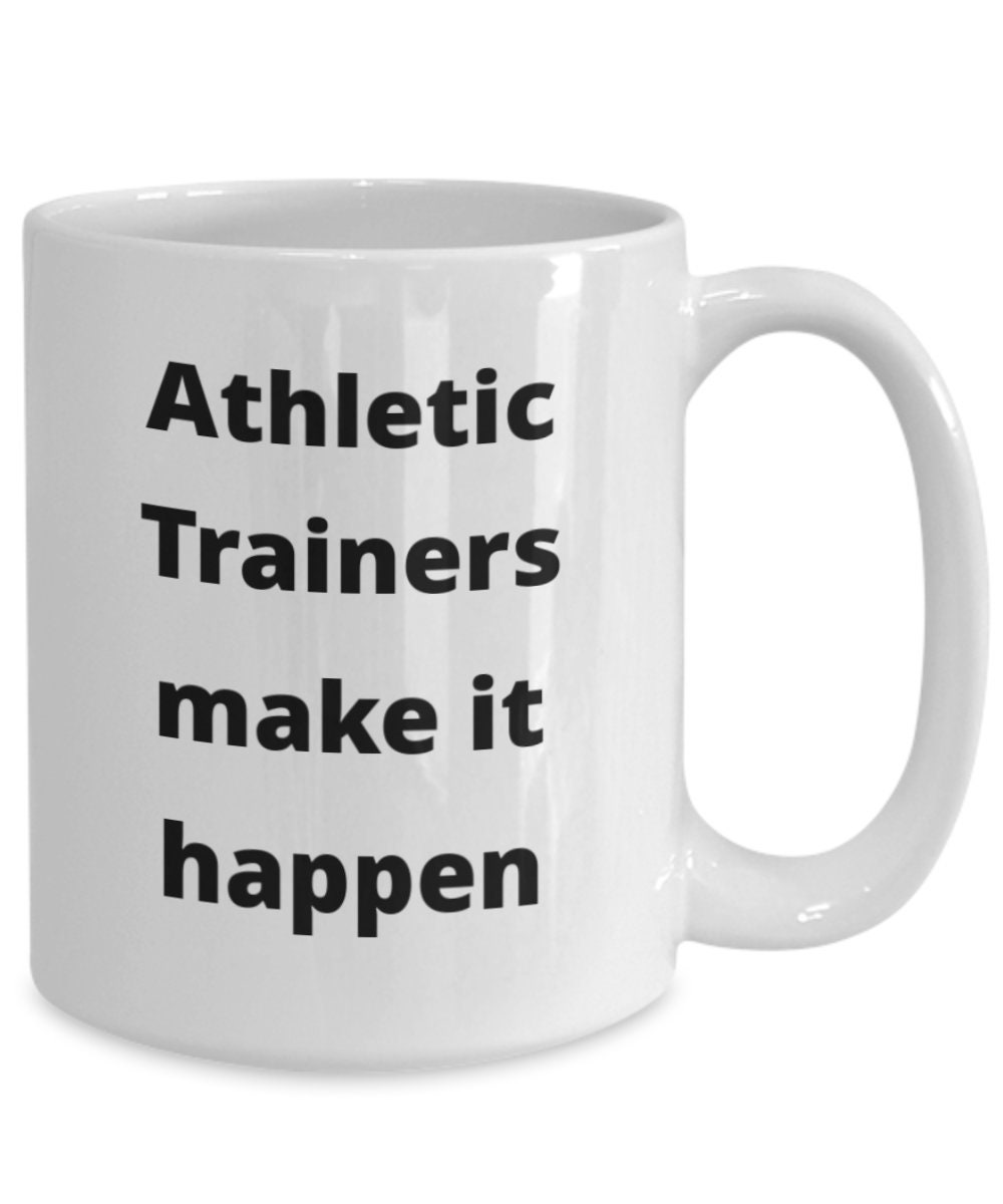 Athletic trainer coffee mug funny gift idea for sports team coach