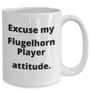 Funny Flugelhorn Player Gift for Jazz Trumpeter