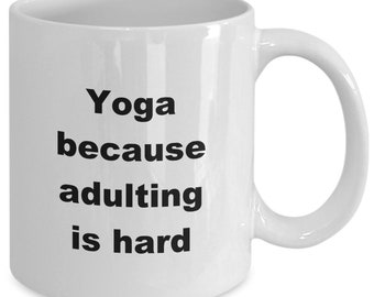 Funny yoga mug