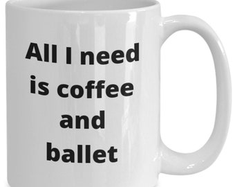 Ballet coffee mug funny gift idea for ballet dancer ballerina t-shirt travel mug