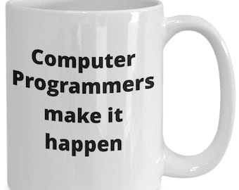 Programador de computadoras taza de café divertida idea de regalo para programadores escritor de códigos nerd geek compañero de trabajo jefe