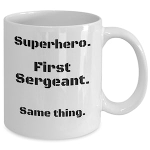 First Sergeant Army 1SG Promotion Retirement PCS Senior NCO Gift