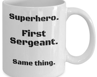 Primo Sergente dell'Esercito 1SG Promozione Pensionamento PCS Sottufficiale Senior Regalo