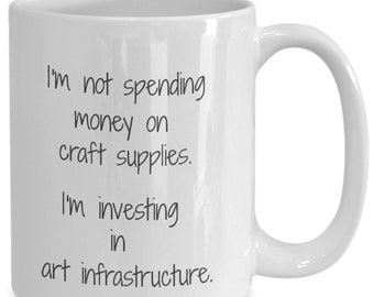 Crafter Mug, gift for crafter funny crafting gift