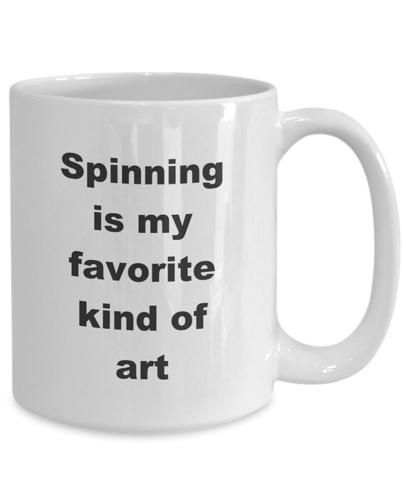 Funny Hand Spinner Coffee Cup, Mug, Gift for Handspinner, Wool Spinner,  Yarn Spinner 