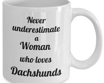 Taza para amantes de los perros salchicha: regalo para mujer y perros