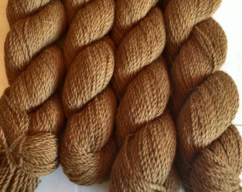 Natural 100% Alpaca Yarn - knit - crochet - Sport Weight - 190 yds. 3 oz. each -  from "Dante"