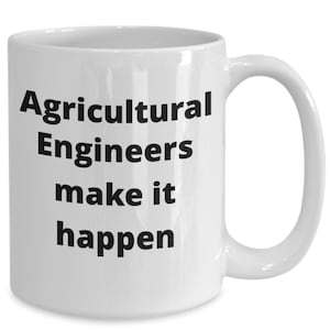 Agricultural engineer coffee mug funny gift idea for ag specialist major graduate farmer teacher student