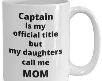Kapitän Mama Kaffeebecher von Töchtern