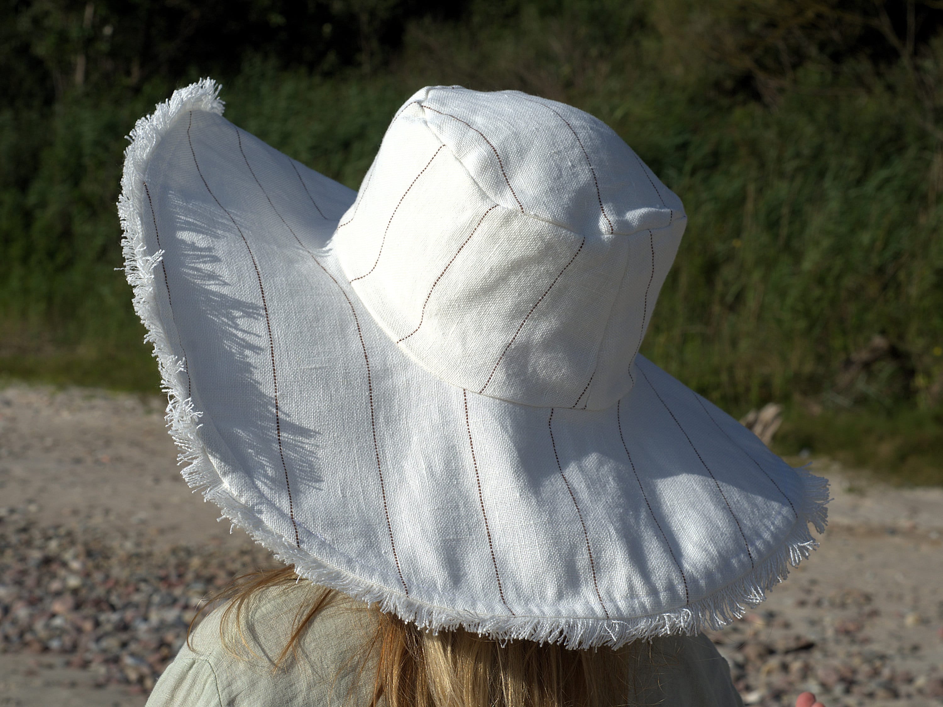 Berretto da sole bianco donna Italia