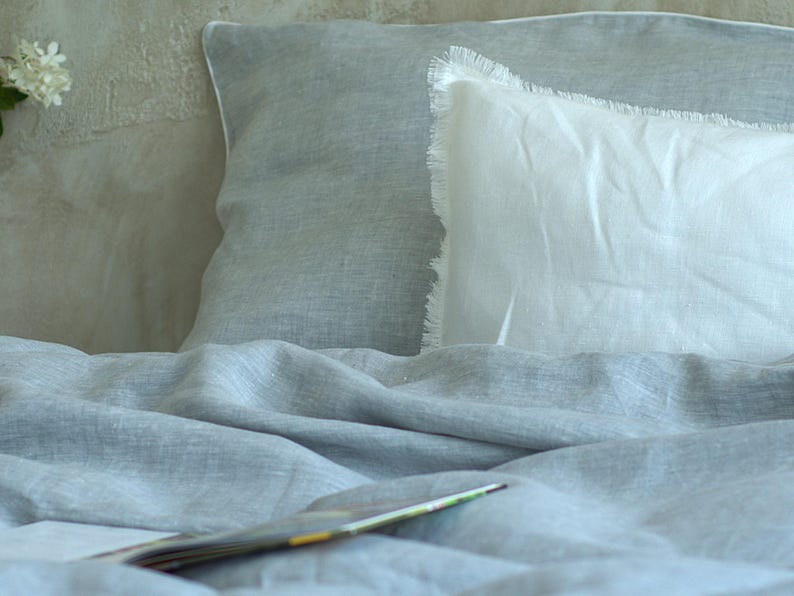 Soho Linen-Cotton Sheet Set | White --50%Cotton/Linen