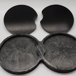 Blank car coaster molds for resin