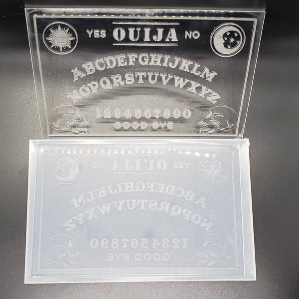 Skull ouija board mold for resin