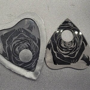 Rose planchette mold for resin