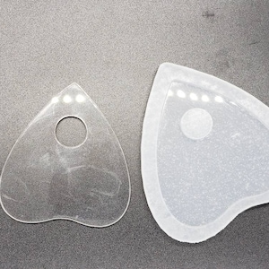 Blank planchette mold for resin