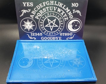 Ouija board mold for resin- 8x5