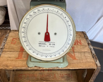 Vintage Pelouze M‑320 Scale • 1930s–1950s Industrial Metal Decor • Rustic Postal Scale