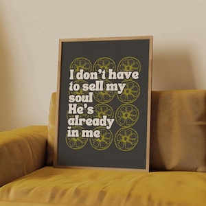 Song Lyrics Music Poster I Wanna Be Adored Lyrics Print Gift for Music Lovers Retro Music Typography Poster Digital