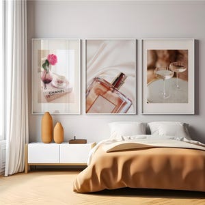 Set of 3 Beige Luxury Fashion Prints, Printable Wall Art, Luxury Fashion Wall Art, Designer Posters, Set of 3 Beige Prints, Fashion Posters