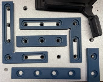 Fiber Laser Alignment Fixture Set, Laser Engraving Fences, Stop Blocks, Repeatable Jig, Digital Download