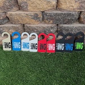 Funny Do Not Disturb Door Hanger: 3D Printed Gag Gift