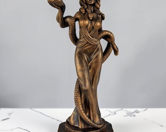 Statua di Medusa Gorgone, 30 cm - 11,8", Scultura, Mitologia Greca, Decorazione con Statua