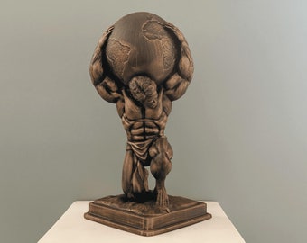 Atlas Büste, 30 cm - 12 Zoll, Skulptur der griechischen Mythologie