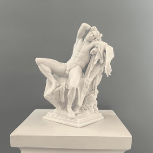 Barberini Faun - Drunken Satyr Statue, 24 cm - 9.5 in, Greek Statue