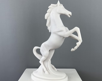 Aufzucht Pferd Skulptur, 30 cm - 11,8 in, Pferde Figur Statue, Home Decor