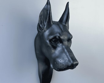 Dobermann Wandskulptur, 29 cm - 11,5 Zoll, Wall Art