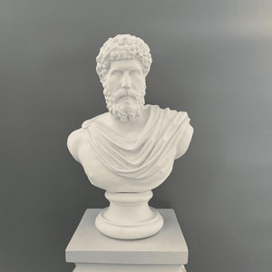 Marcus Aurelius Statue, 45 cm - 18 in, Roman Emperor, Roman Statue, Bust Sculpture, Statue Decor