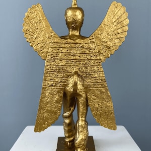 Pazuzu Statue, 30 cm - 12 in, Sumerian Bust Sculpture, Exorcist, Home Decor image 10