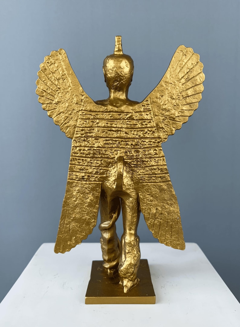 Pazuzu Statue, 30 cm - 12 in, Sumerian Bust Sculpture, Exorcist, Home Decor image 10