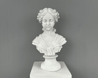 Große Marianne Büste Statue, 43 cm - 17 Zoll, griechische Statue Skulptur