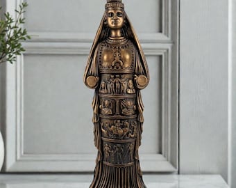 Artemis Statue, Diana Sculpture Art, 34 cm - 13.4", Statue Decor, Greek Mythology