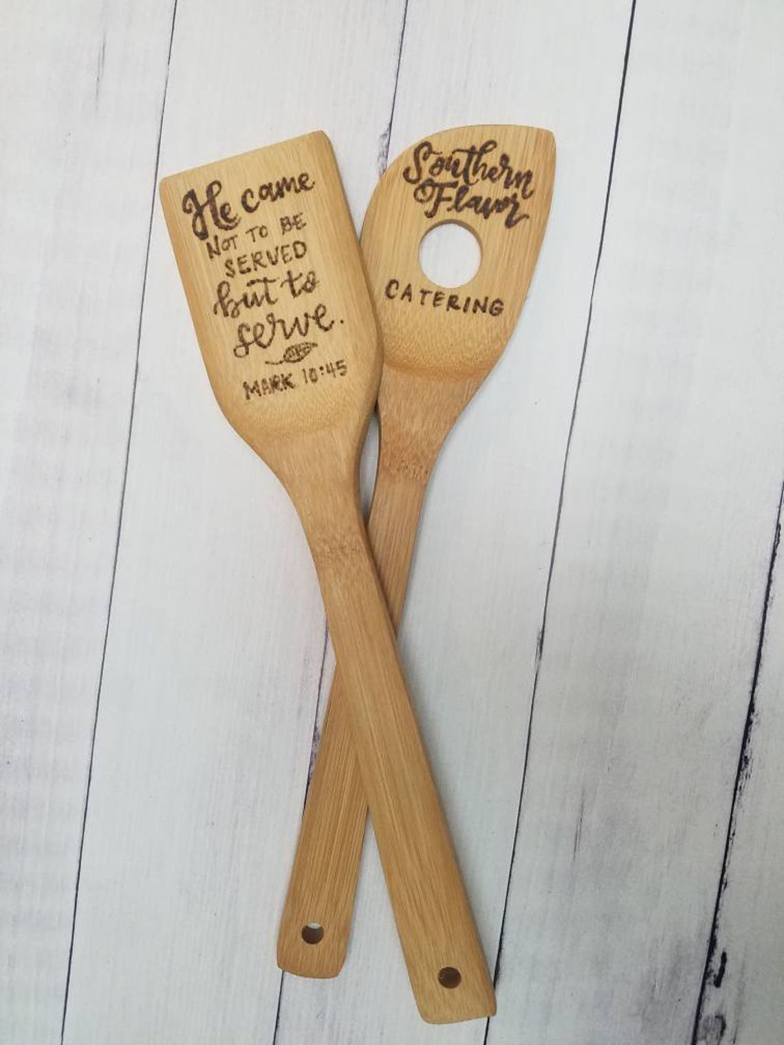 Wooden Spoon Scripture Quote Wood burned or CHOOSE YOUR SAYING Etsy