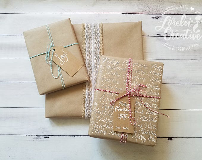 Custom Gift Wrapping Service Add on Lorelei Creative Etsy