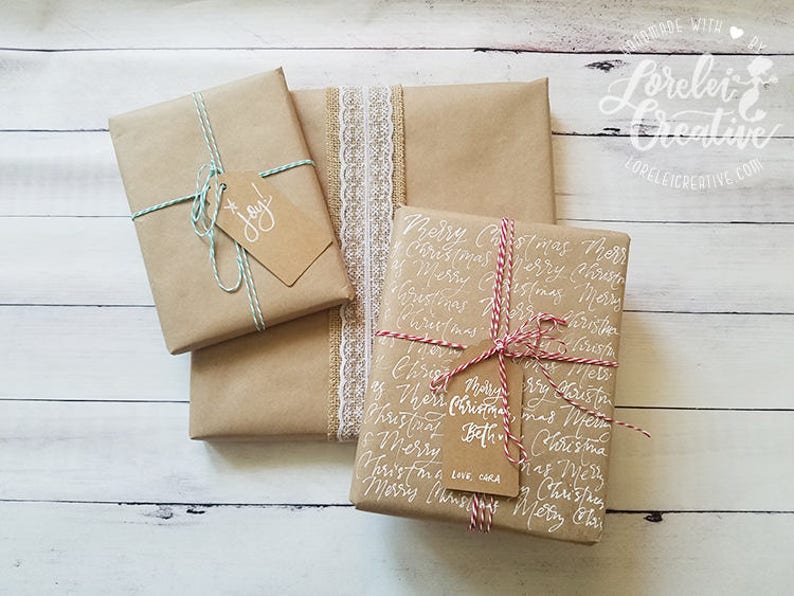 Custom Gift Wrapping Service Add On Lorelei Creative Etsy