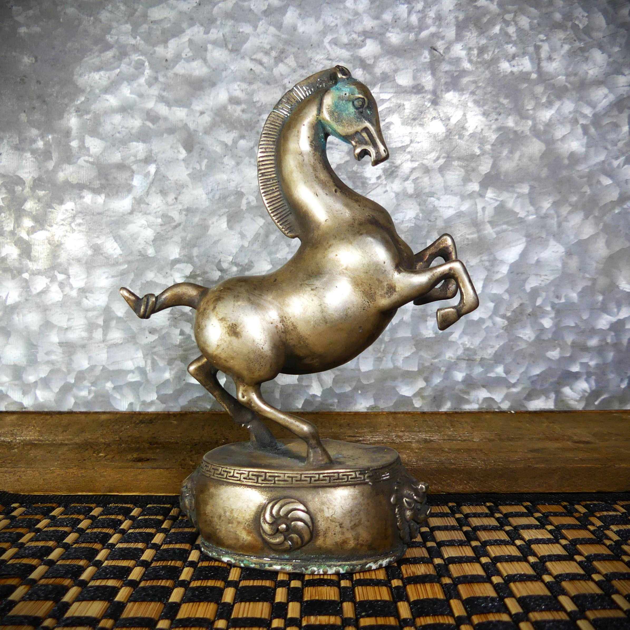 Sterling Silver Horse Statue - Etsy