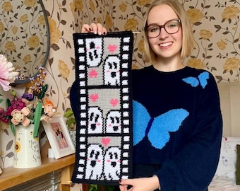 Crochet Tapestry Ghosts Film Reel - PDF Download