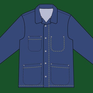 Chore Jacket Pattern size S