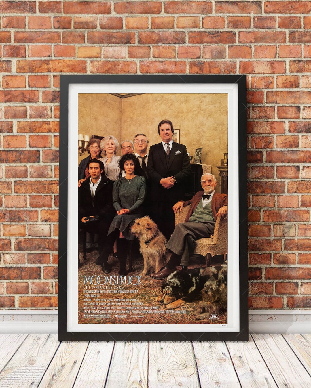 Moonstruck (1987) Movie Poster Print, Canvas Wall Art, Room Decor