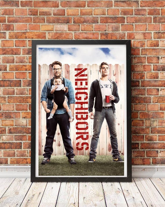 Neighbors 2014 Movie Poster Destroy All Neighbors Will Be Released On