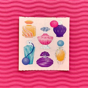 Sandylion Vintage Stickers Prismatic Perfume Bottle  Cute
