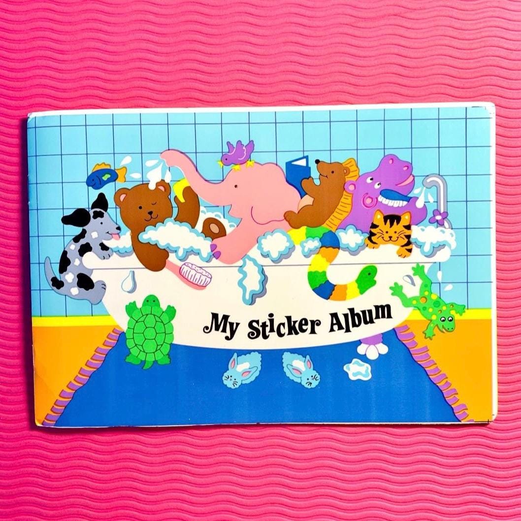 ヴィンテージ サンディリオン ステッカーアルバム ロット - 未使用