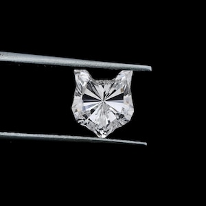 0.5 CT to 3.0 CT Cat Shape IGI Certified Lab Grown Diamond For Pendants, Cat Shape Diamond for Rings & Studs for Her, Antique Cvd Diamond