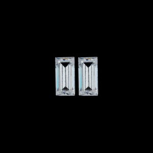 2.5 bis 5.0 mm Baguette Brilliantschliff Diamant für Ohrstecker, Baguette E / F Farbe VVS / VS Reinheit Labor Diamant für Ringe & Anhänger