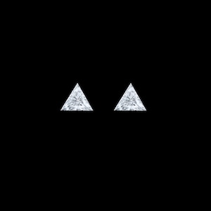 Diamante Triangle Lab Grown: pietra preziosa sfusa per anelli e pendenti (certificato IGI E/F VVS/VS)